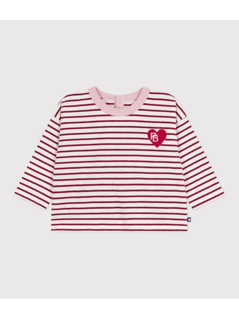 【SALE/10%OFF】PETIT BATEAU 長袖Tシャツ プチバトー トップス カットソー・Tシャツ ホワイト【RBA_E】【送料無料】