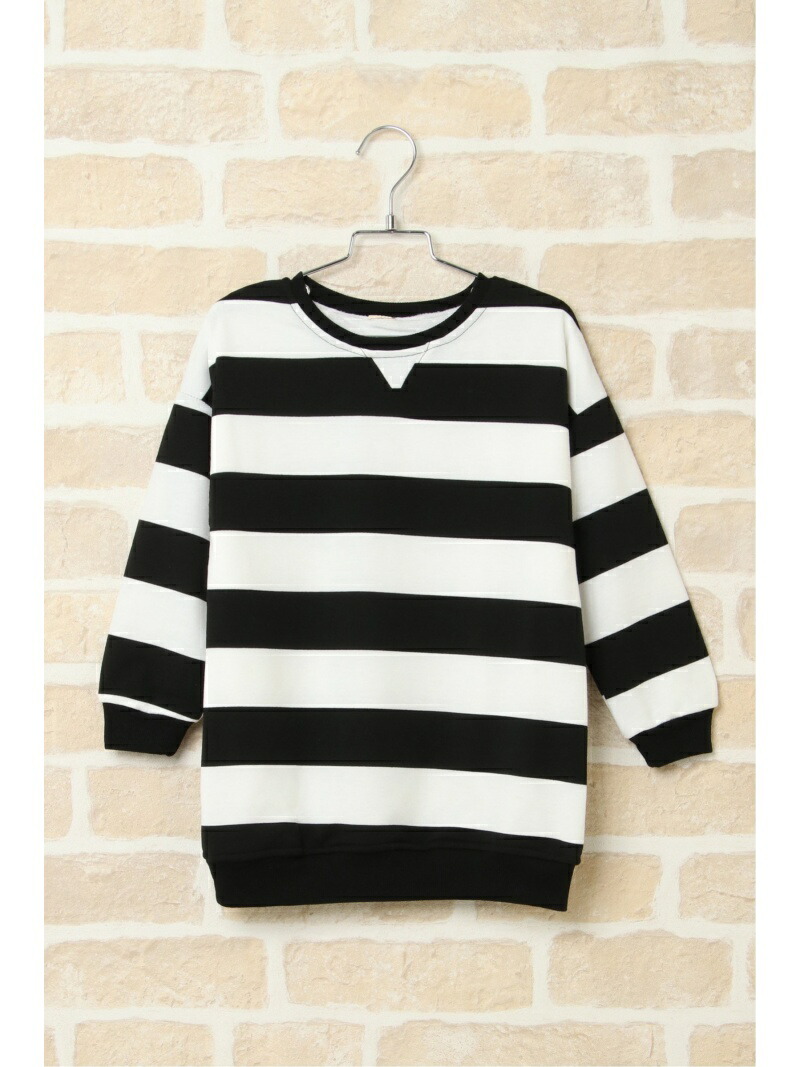 楽天市場 Sale 49 Off Ikka キッズ ボーダーチュニックワンピース 110 1cm イッカ カットソー キッズカットソー ホワイト ブラウン Rba E Rakuten Fashion Kids