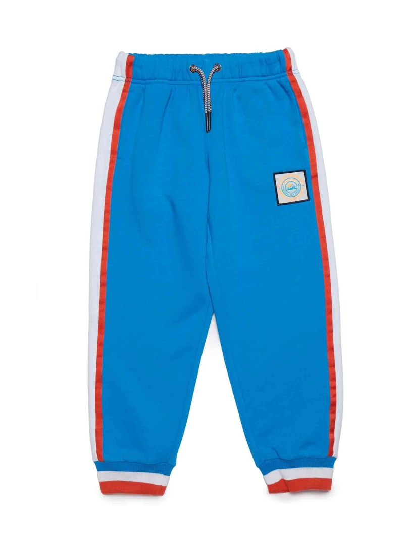 【SALE／69%OFF】DIESEL DIESEL ディーゼル ワンポイントブランドロゴスウェットパンツ Kids シフォン パンツ ジャージ・スウェットパンツ ブルー【RBA_E】【送料無料】