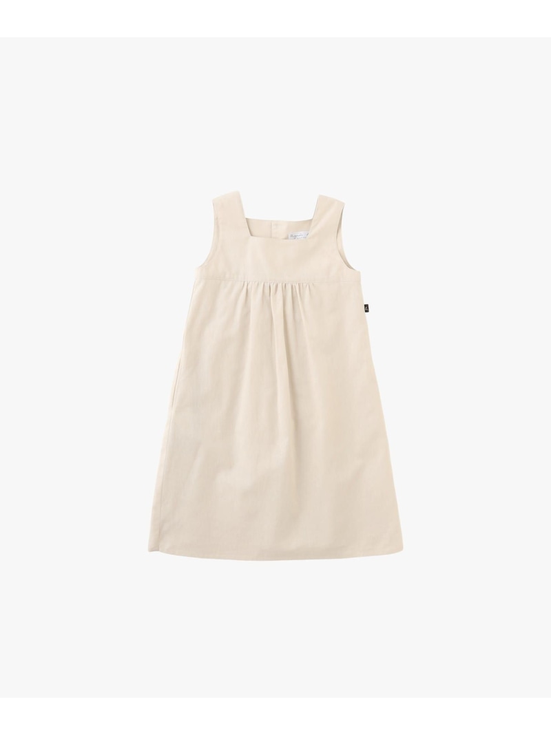 agnes b. ENFANT キッズ 綿織物リネン ノースリーブ 衣装 アニエスベー 衣装・お召しもの 衣装 ベージュ【貨物輸送無料】 キッズファッション-キッズ・ベビー・マタニティ-ワンピース