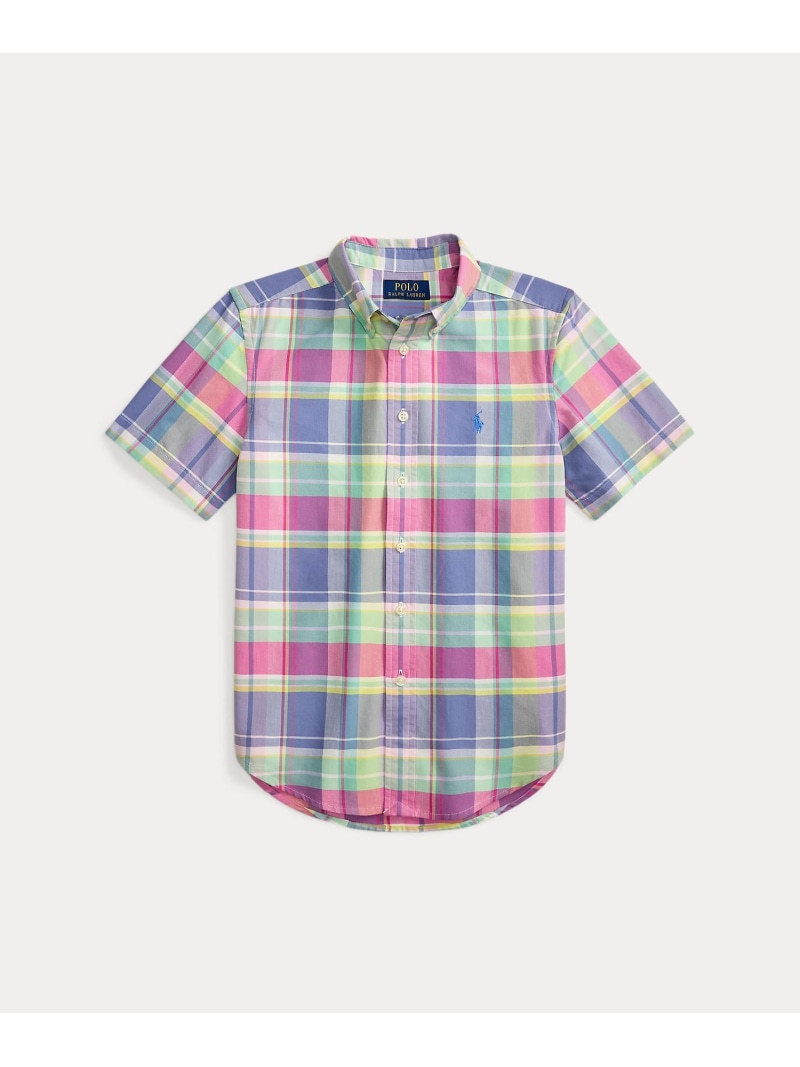 POLO RALPH LAUREN (ボーイズ 8才~20才)チェック コットン オックスフォード シャツ ラルフローレン トップス シャツ・ブラウス【送料無料】