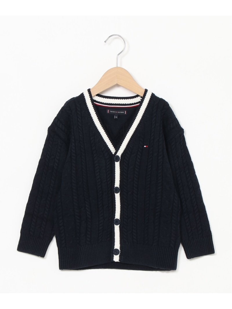 国内発送◎TOMMY HILFIGER KIDS ケーブルセーター ユニセックス 