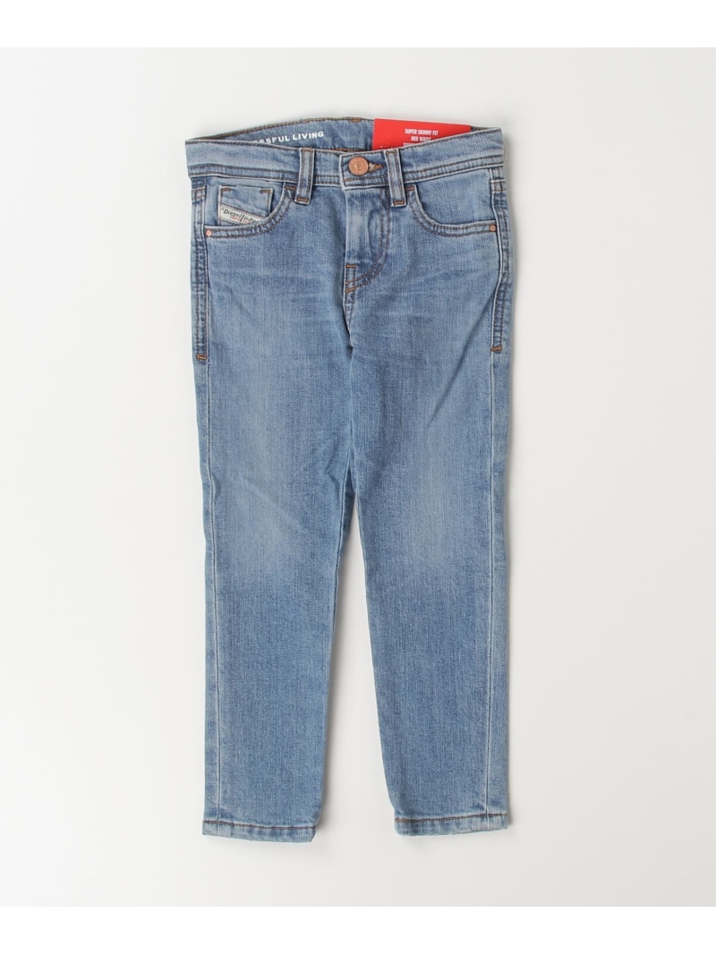【SALE／67%OFF】DIESEL DIESEL ディーゼル Kids & Junior デニムパンツ シフォン パンツ ジーンズ・デニムパンツ ブルー【RBA_E】【送料無料】