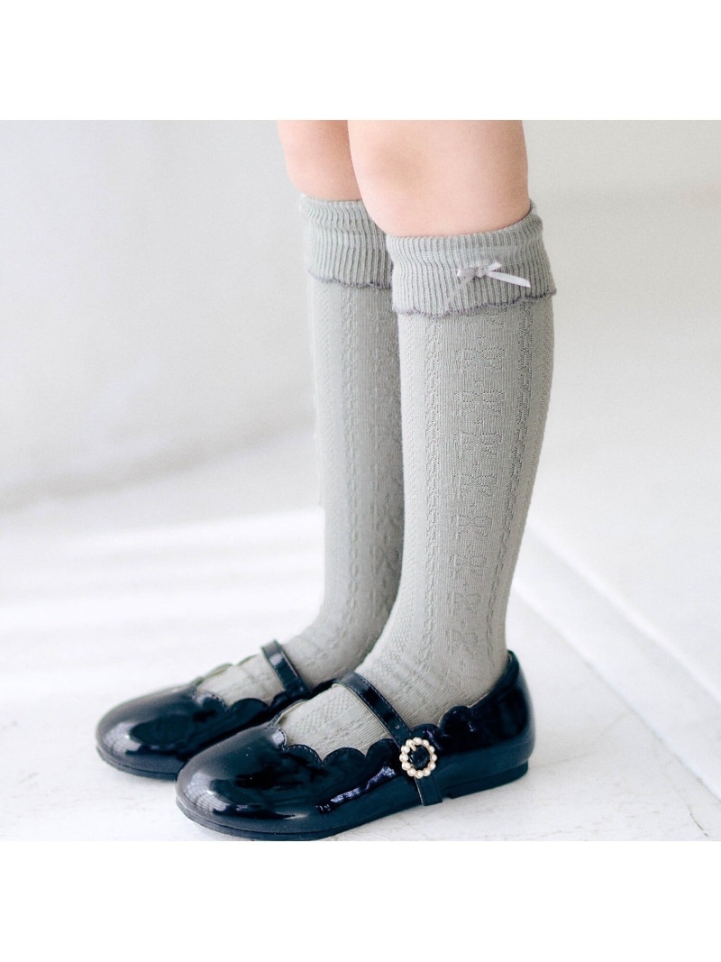 楽天市場】petit main （プティマイン）入卒リボンつきハイソックス