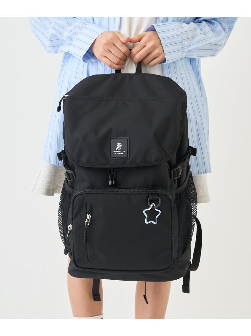 pom ponette junior 32L【軽量】【撥水】バケツ型スクールリュック ナルミヤオンライン バッグ リュック・バックパック【送料無料】