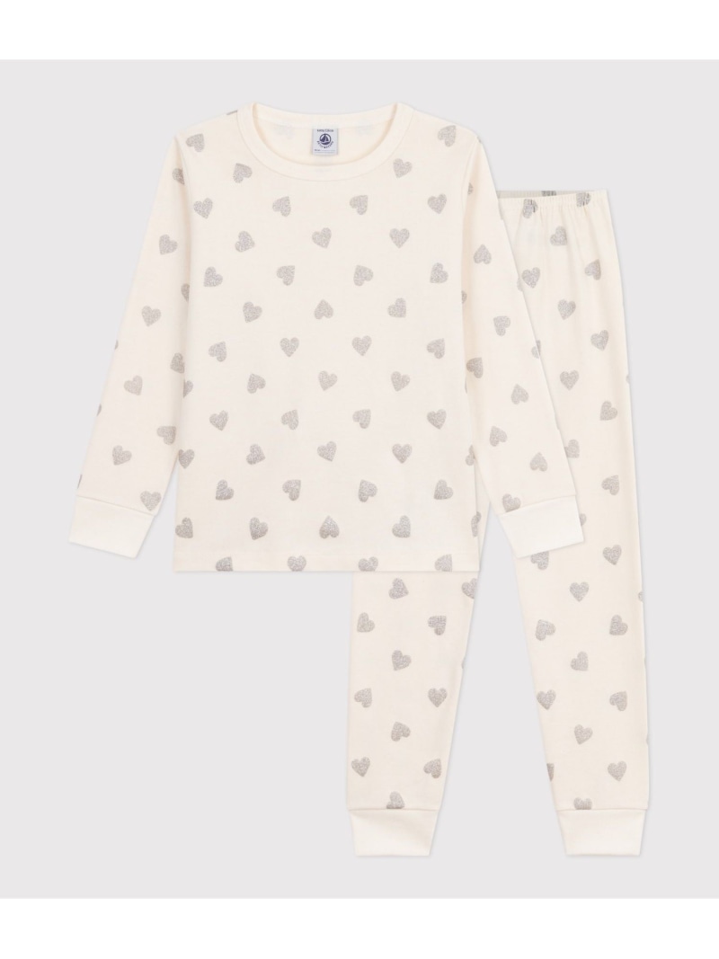 【SALE／10%OFF】PETIT BATEAU パジャマ プチバトー インナー・ルームウェア パジャマ ホワイト【RBA_E】【送料無料】