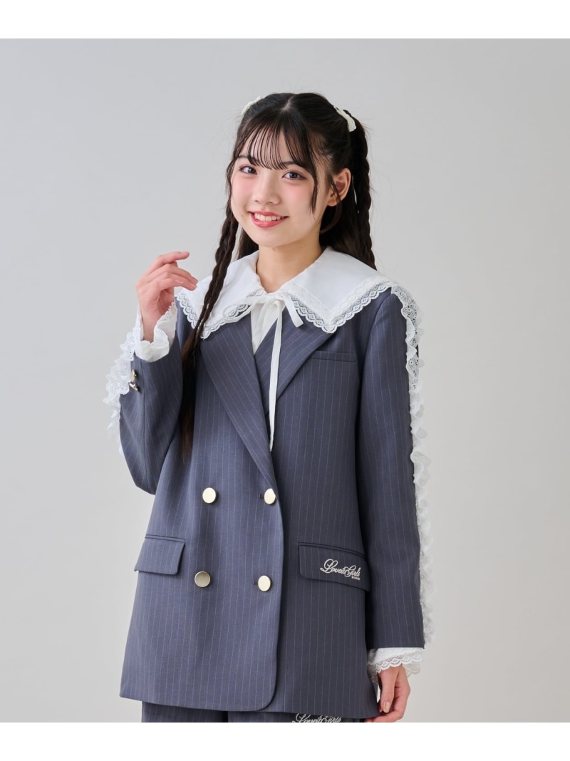 【SALE／40%OFF】by LOVEiT 【卒服】ダブルボタンロングフリルジャケット ナルミヤオンライン スーツ・フォーマル スーツジャケット【RBA_E】【送料無料】