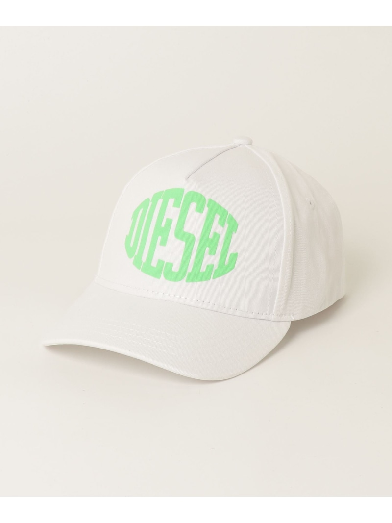 DIESEL DIESEL ディーゼル Kids & Junior ブランドロゴキャップ シフォン 帽子 キャップ ブラック ホワイト【送料無料】