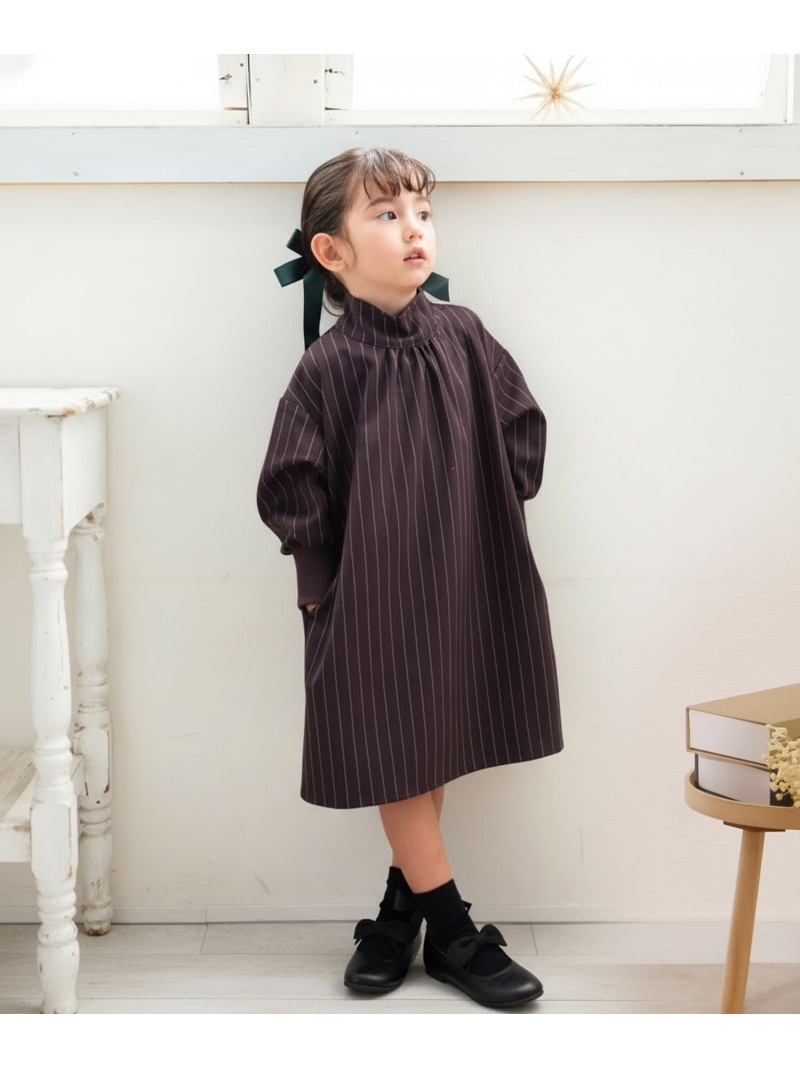 Rora Rora ビオラ パール付きバルーンワンピース ローラ ワンピース・ドレス ワンピース ブラウン【送料無料】