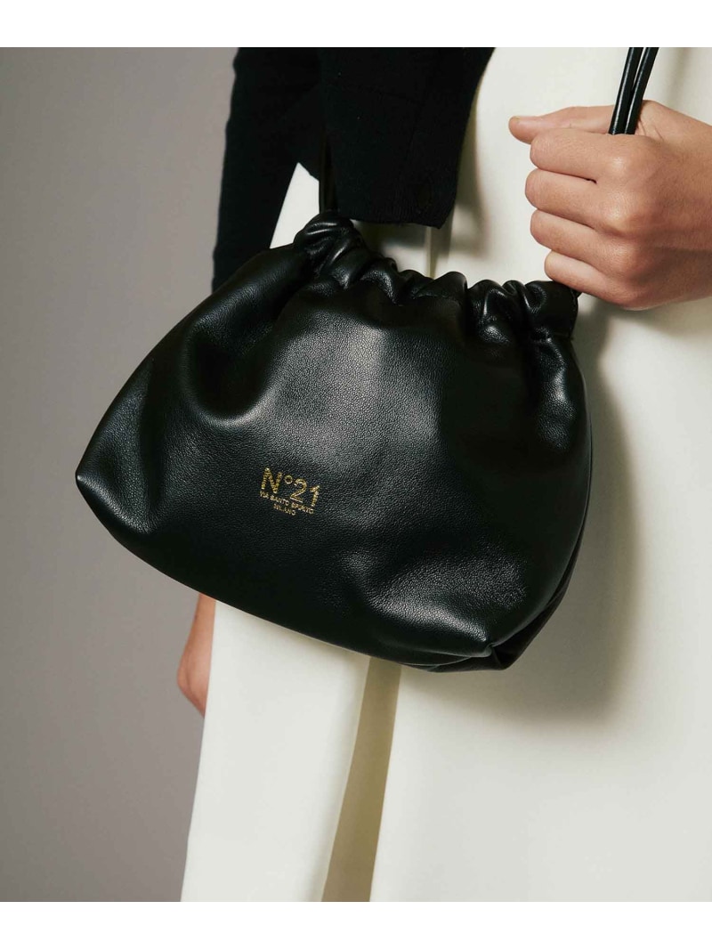 【SALE/58%OFF】N21 N°21 ヌメロ ヴェントゥーノ Kids & Junior ショルダーバッグ シフォン バッグ ショルダーバッグ ブラック【RBA_E】【送料無料】| Fashion Kids