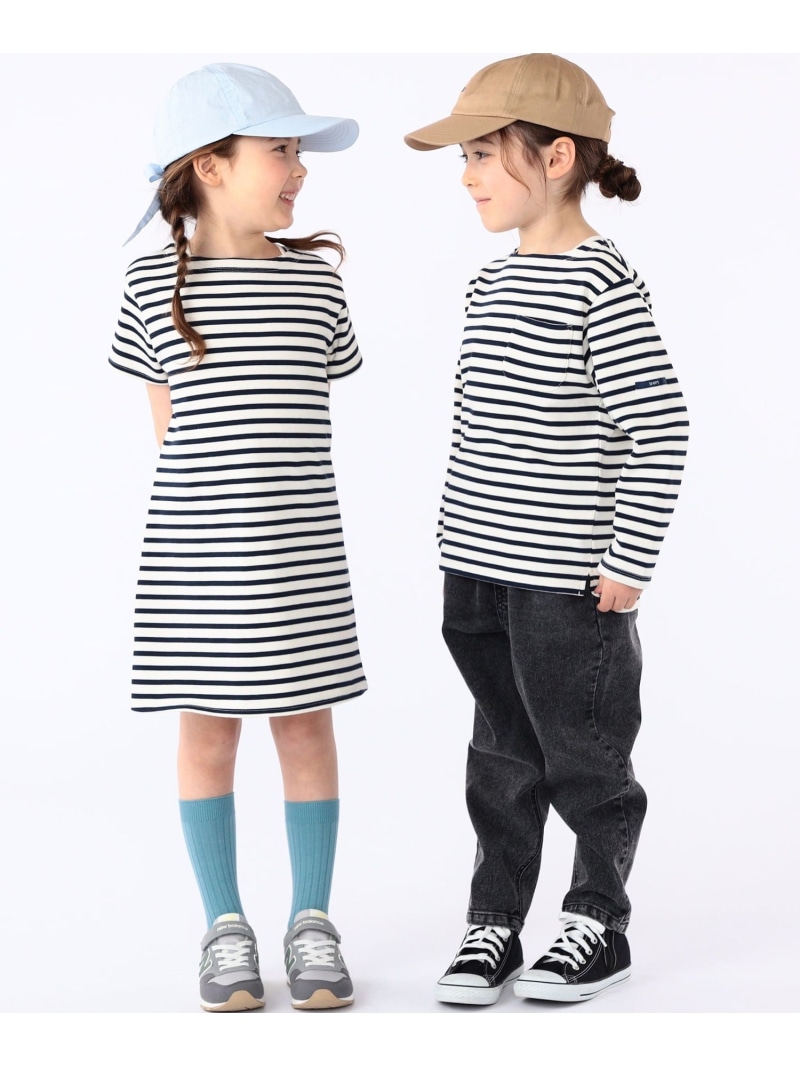 【SALE／30%OFF】SHIPS KIDS SHIPS KIDS:100~130cm / ボーダー ワンピース シップス ワンピース・ドレス ワンピース ホワイト【RBA_E】【送料無料】