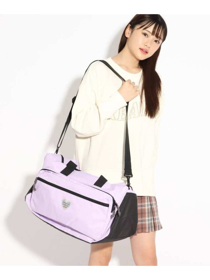21年レディースファッション福袋 Pink Latte トラベルボストンバッグ ピンク ラテ バッグ ボストンバッグ ブラック パープル Qdtek Vn