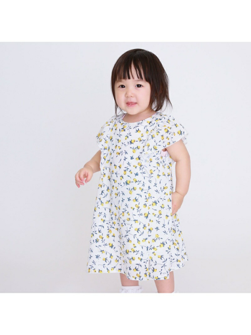 楽天市場 Sale 70 Off Comme Ca Ism フラワープリントワンピース コムサイズム マタニティー ベビー ベビー用品 ネイビー ホワイト Rba E Rakuten Fashion Kids