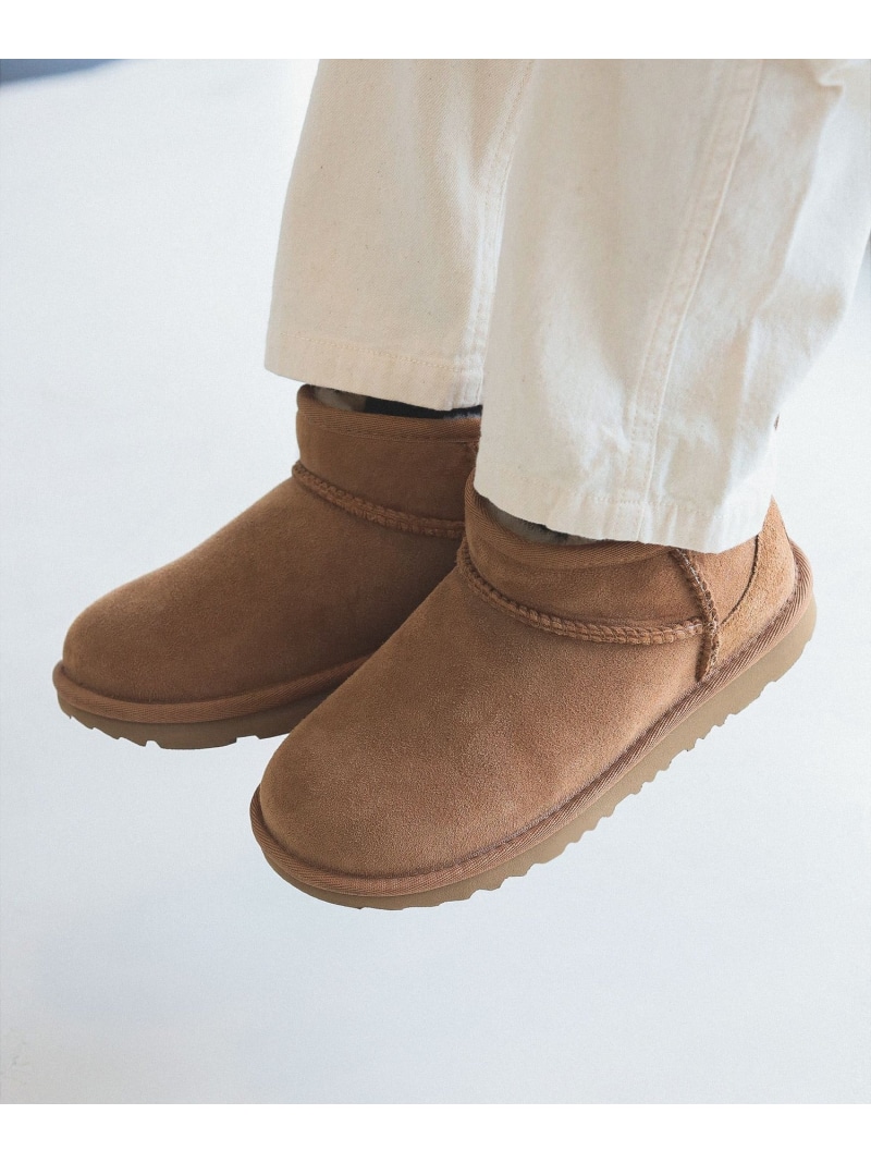 こども ビームス UGG(R) / キッズ CLASSIC ULTRA MINI (19.5~21cm) 25AW ギフト プレゼント 防寒 ブーツ コドモ ビームス シューズ・靴 スニーカー ブラウン ブラック【送料無料】 19,800円