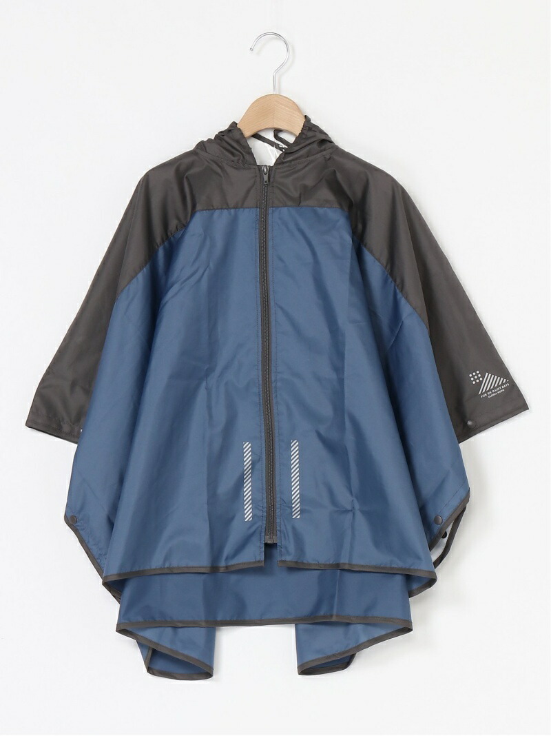 Global Work キッズバイカラーrポンチョ グローバルワーク K