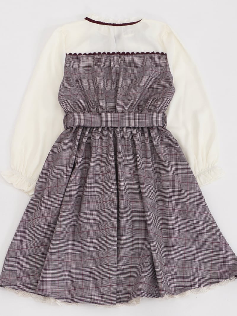 Axes Femme K ビスチェ切替チェック柄op アクシーズファム ワンピース キッズワンピース 送料無料 Doorsinmotioninc Com