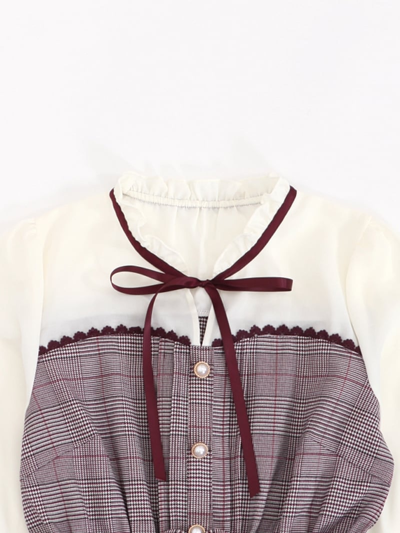 Axes Femme K ビスチェ切替チェック柄op アクシーズファム ワンピース キッズワンピース 送料無料 Doorsinmotioninc Com