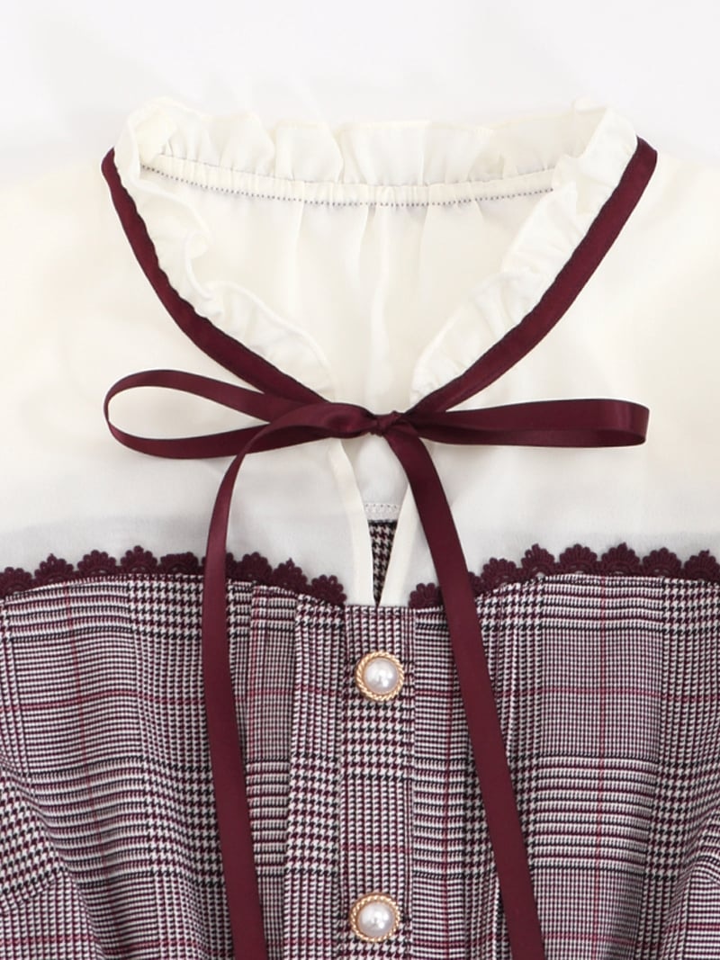 Axes Femme K ビスチェ切替チェック柄op アクシーズファム ワンピース キッズワンピース 送料無料 Deerfieldtwpportage Com