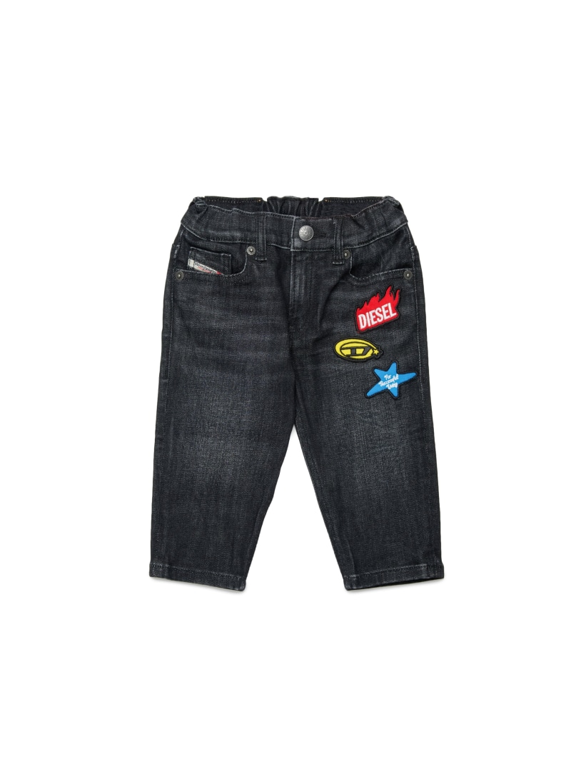 DIESEL ベビー デニムパンツ D-GALE-B ディーゼル パンツ ジーンズ・デニムパンツ ブラック【送料無料】