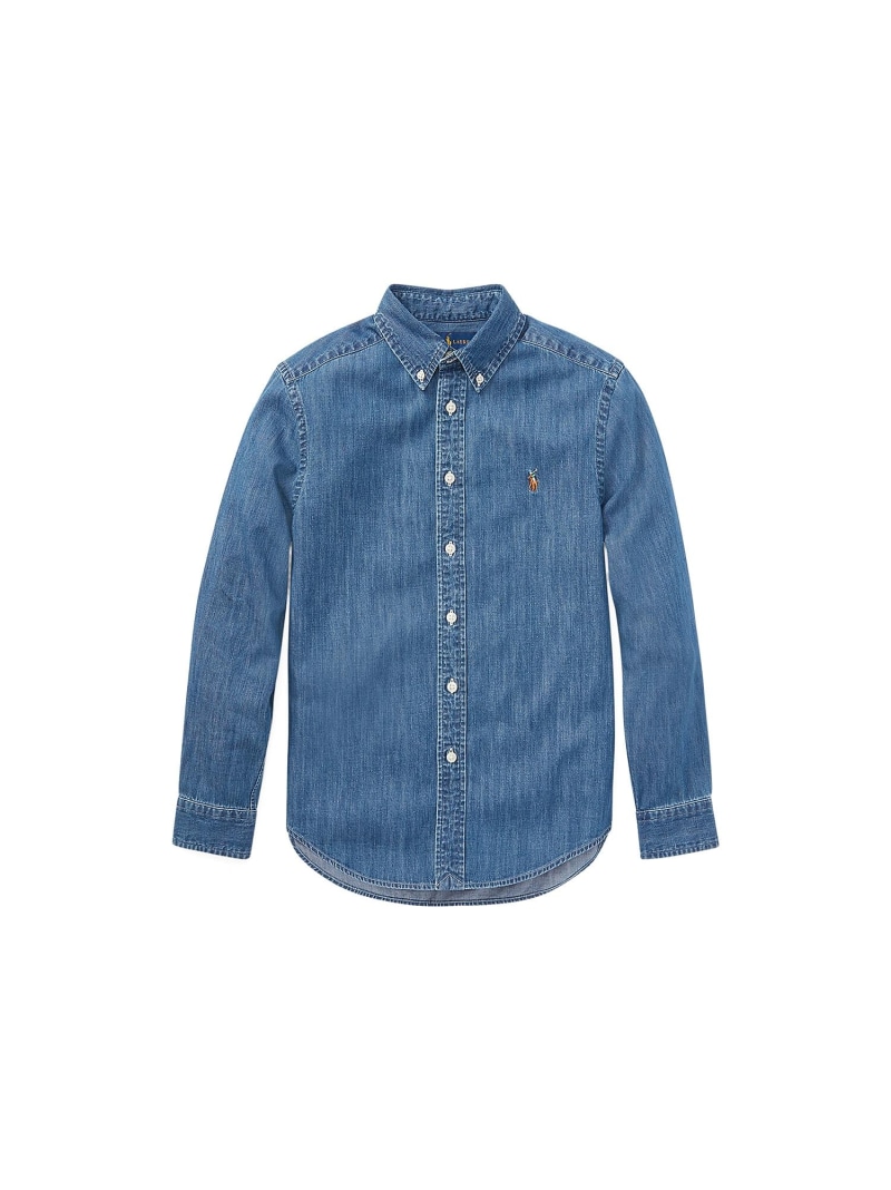 POLO RALPH LAUREN (ボーイズ 8才~20才)綿織物 ジーンズ ティーシャツ ラルフローレン トップス ティーシャツ・トップ 青碧【貨物輸送無料】