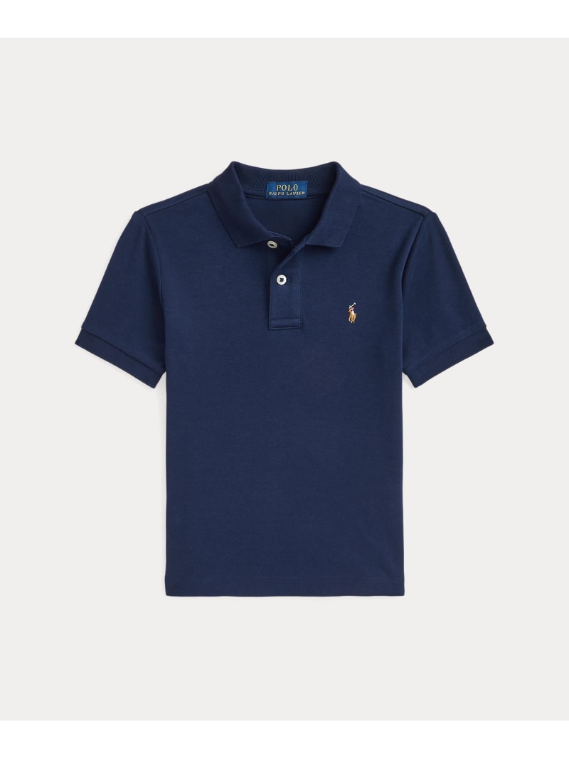 POLO RALPH LAUREN (ボーイズ 2才~7才)ソフト コットン ポロシャツ ラルフローレン トップス ポロシャツ ネイビー【送料無料】