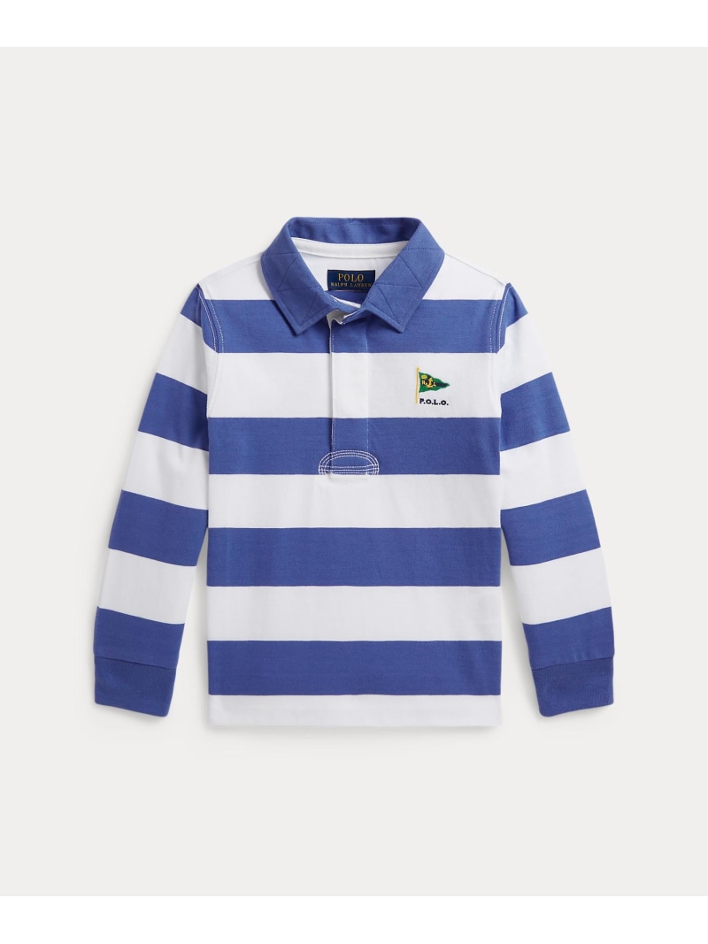 POLO RALPH LAUREN (ボーイズ 2才~7才)ノーティカルインスパイアード 綿織物 ラガー プルオーバー ラルフローレン トップス カットソー・プルオーバー 白いこと【貨物輸送無料】