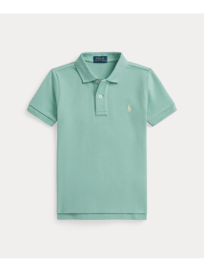 POLO RALPH LAUREN (ボーイズ 2才~7才)アイコニック メッシュ ポロシャツ ラルフローレン トップス ポロシャツ グリーン【送料無料】