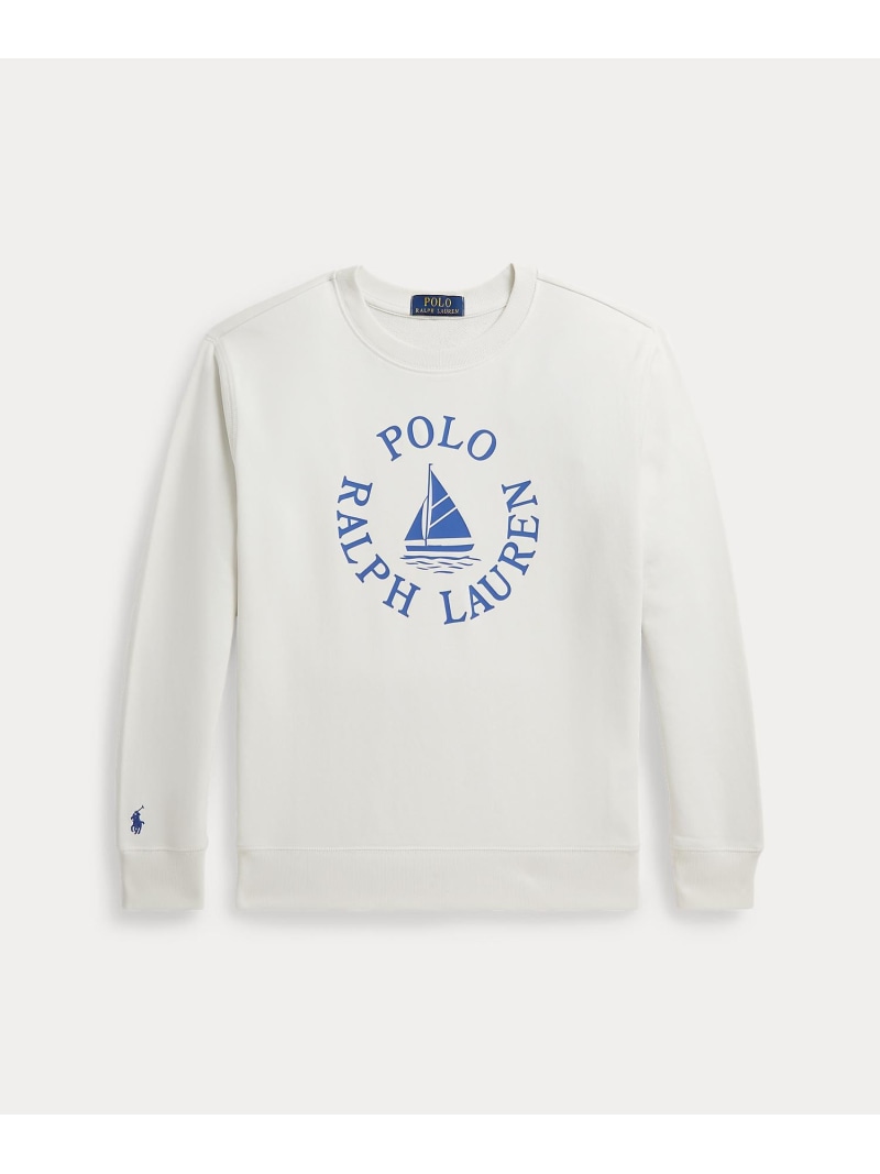 POLO RALPH LAUREN (ボーイズ 8才~20才)ロゴタイプ フレンチ テリー トレーナー ラルフローレン トップス スウェット・トレーナー 白いこと【貨物輸送無料】