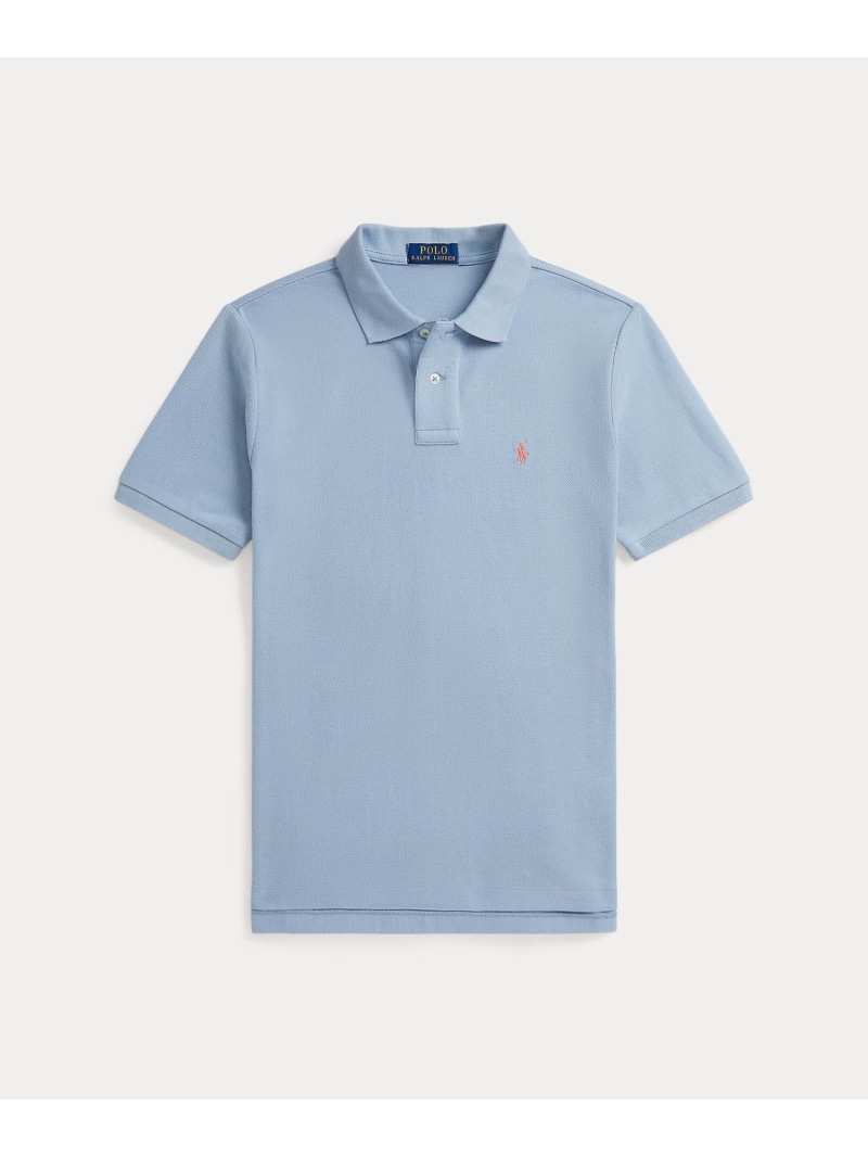 POLO RALPH LAUREN (ボーイズ 8才~20才)コットン メッシュ ポロシャツ ラルフローレン トップス ポロシャツ ブルー【送料無料】