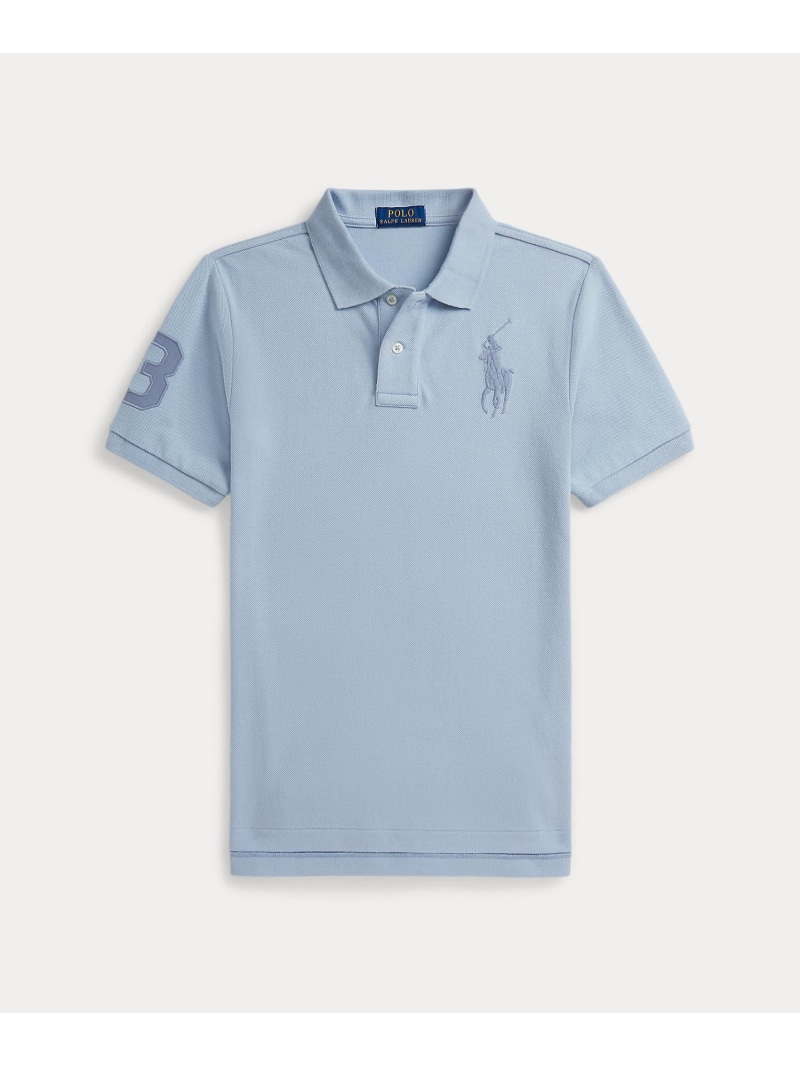 POLO RALPH LAUREN (ボーイズ 8才~20才)Big Pony コットン メッシュ ポロシャツ ラルフローレン トップス ポロシャツ ブルー【送料無料】