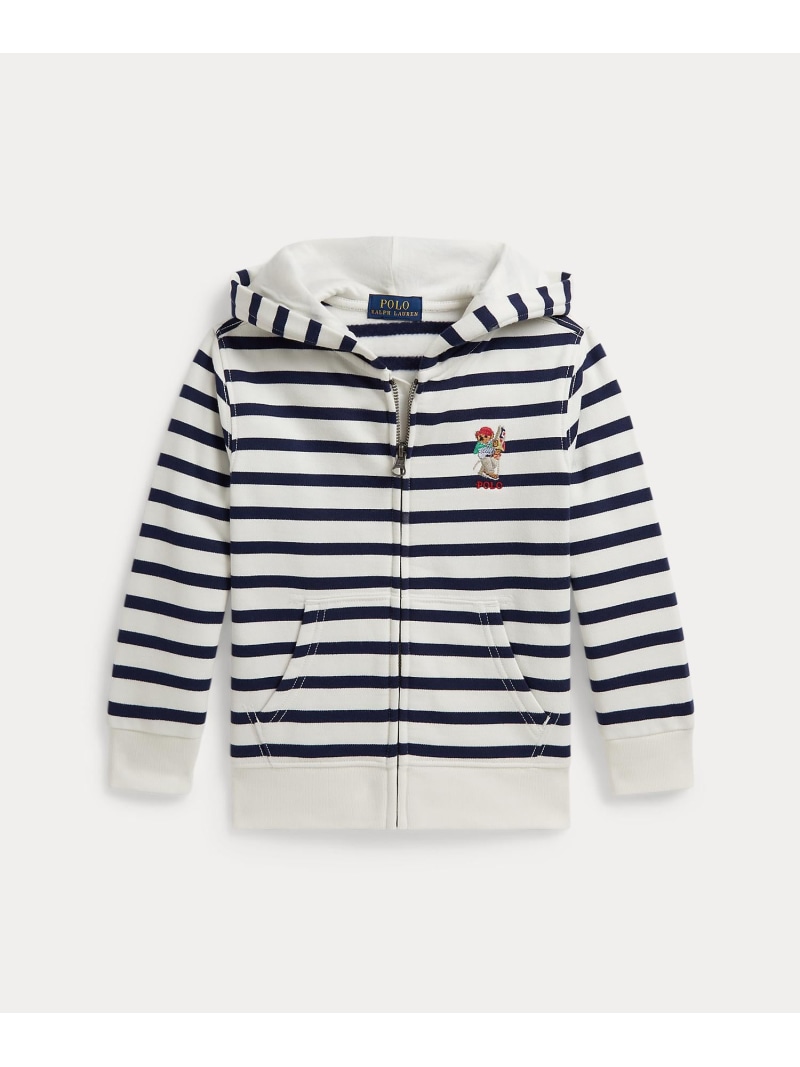 POLO RALPH LAUREN (ボーイズ 2才~7才)Polo ベア ストライプド フリース フーディ ラルフローレン トップス パーカー・フーディー【貨物輸送無料】 トップス-パーカー