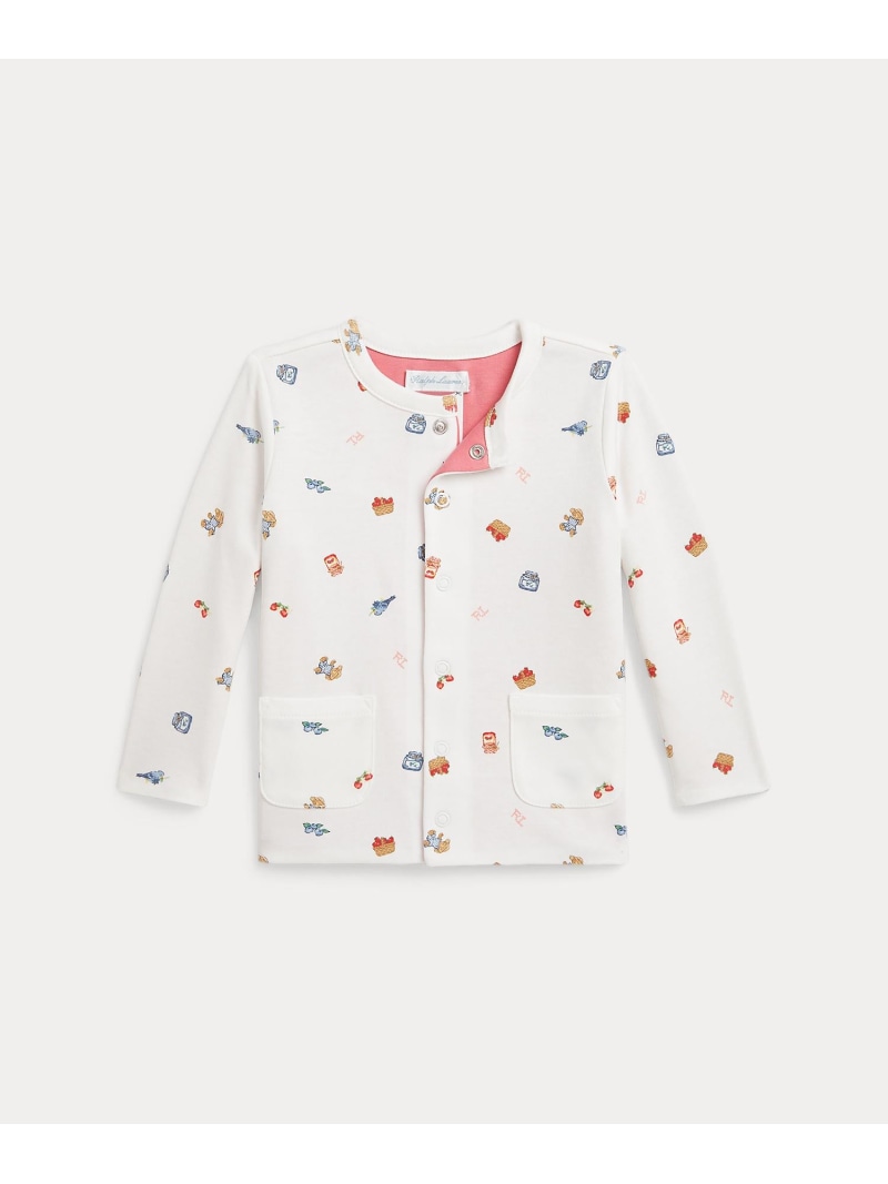 POLO RALPH LAUREN (ベビー)Polo ベア リバーシブル コットン ジャケット ラルフローレン トップス カーディガン ピンク【送料無料】