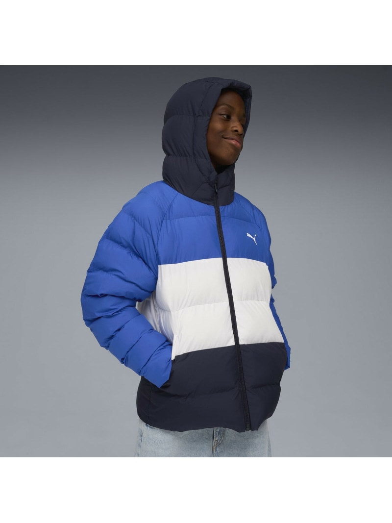 【SALE／30%OFF】PUMA キッズ シンセティック フーデッド パッファー ジャケット 120-160cm プーマ ジャケット・アウター ダウンジャケット・ダウンベスト ブルー【RBA_E】【送料無料】｜ Fashion Kids