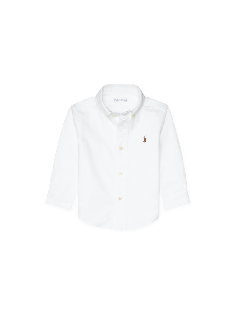 POLO RALPH LAUREN (ベビー)コットン オックスフォード シャツ ラルフローレン トップス シャツ・ブラウス ホワイト【送料無料】｜ Fashion Kids