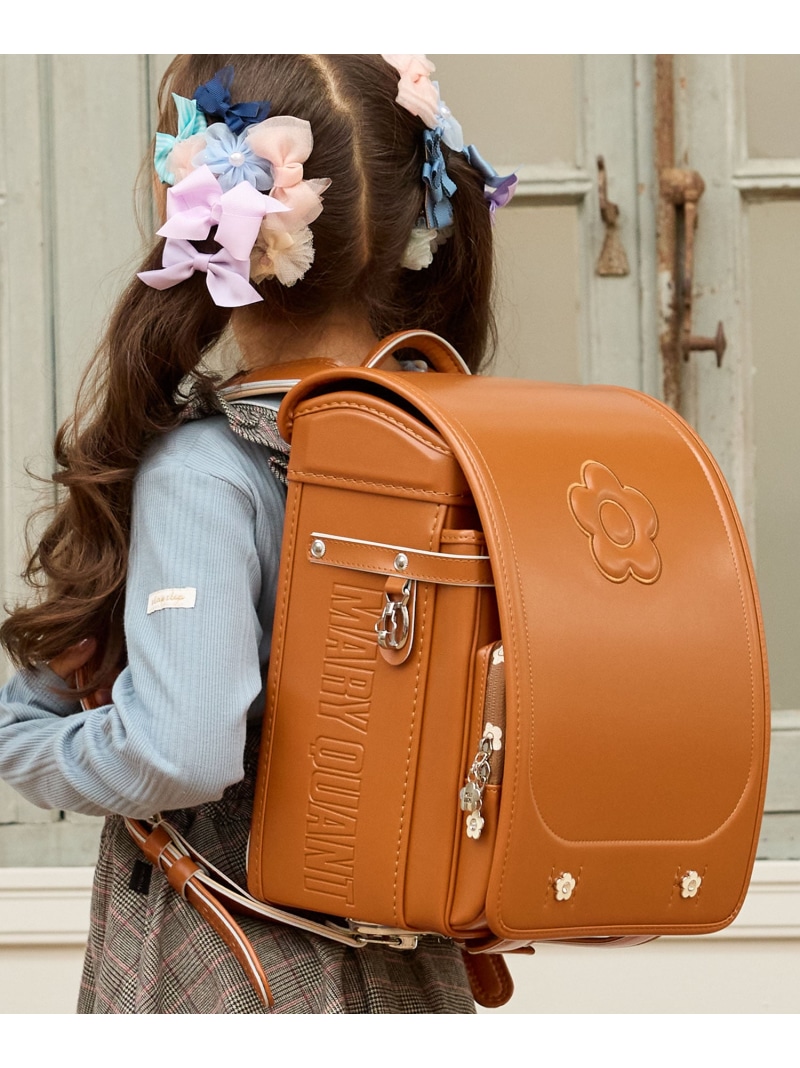 MARY QUANT MARY QUANT(マリークヮント)エンボスデイジーランドセル【即納】 シフォン バッグ ランドセル ピンク ホワイト パープル グリーン ブラウン【送料無料】