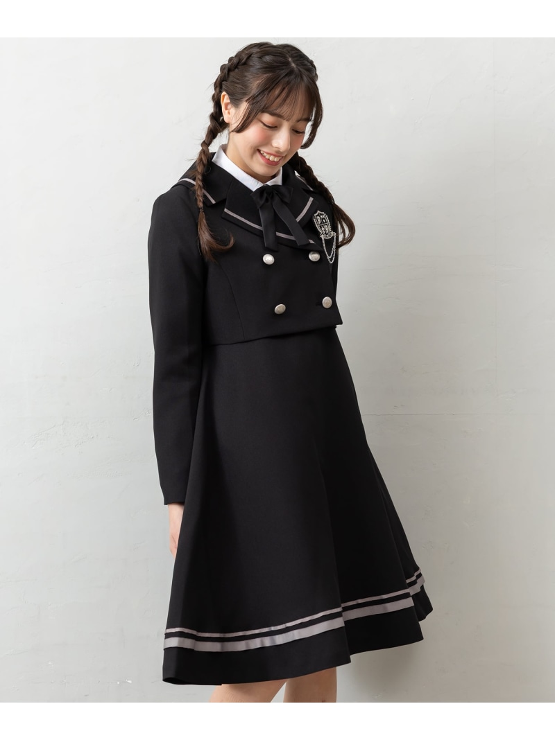 【SALE／15%OFF】DECORA PINKY\u0027S フォーマルスーツ 卒背広 5点仕掛ける 卒服 御姉さん お坊っちゃん背広 衣装 背広・フォーマル セットアップ背広 黒いこと【RBA_E】【貨物輸送無料】