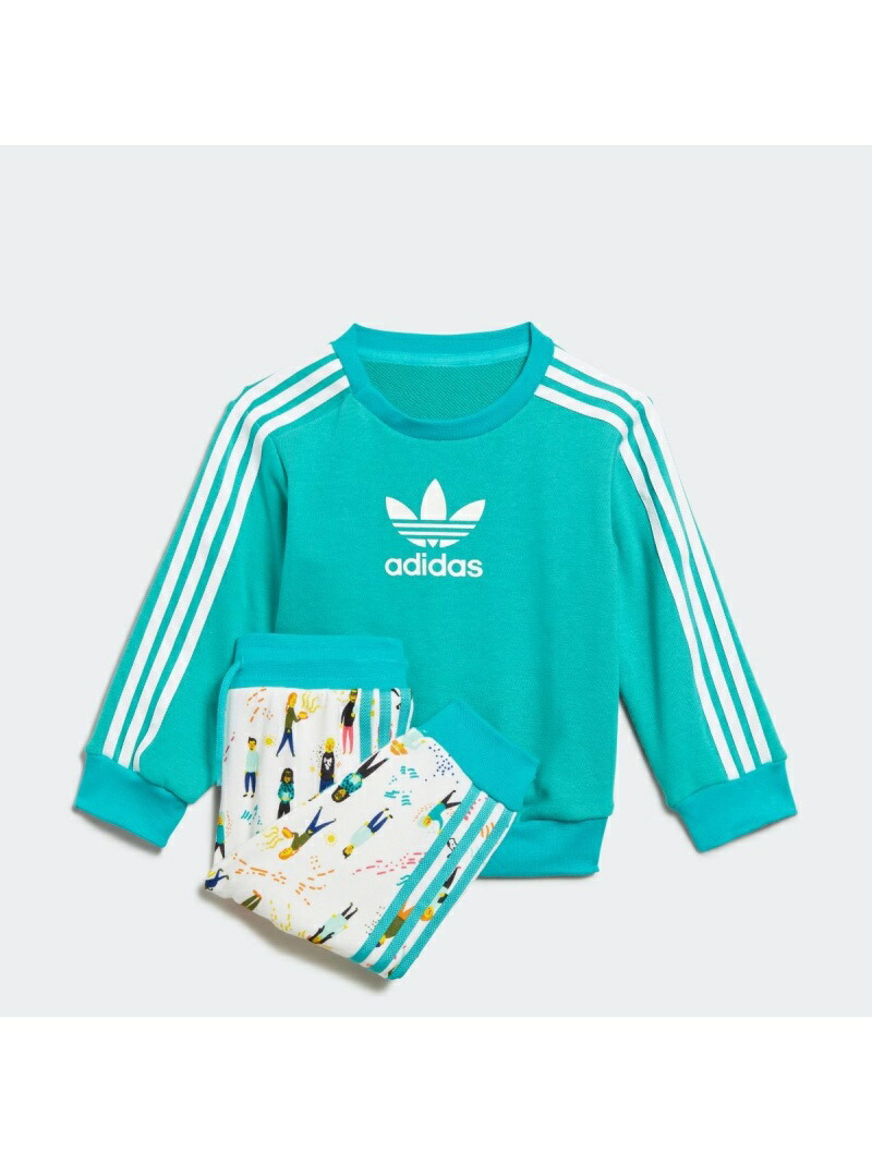 楽天市場 Sale 50 Off Adidas Originals Crew Set アディダス カットソー スウェット Rba E Rakuten Fashion Kids