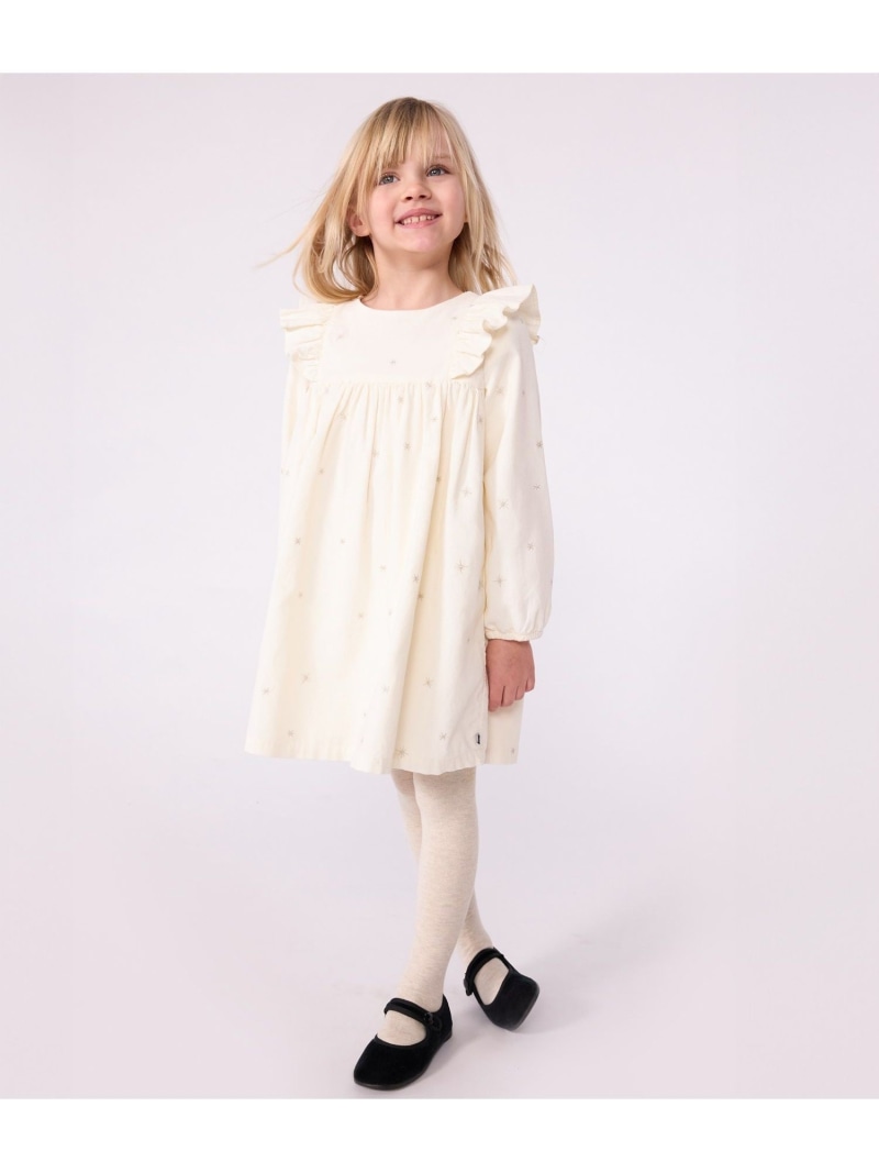 【SALE／10%OFF】PETIT BATEAU ワンピース プチバトー ワンピース・ドレス ワンピース ホワイト【RBA_E】【送料無料】