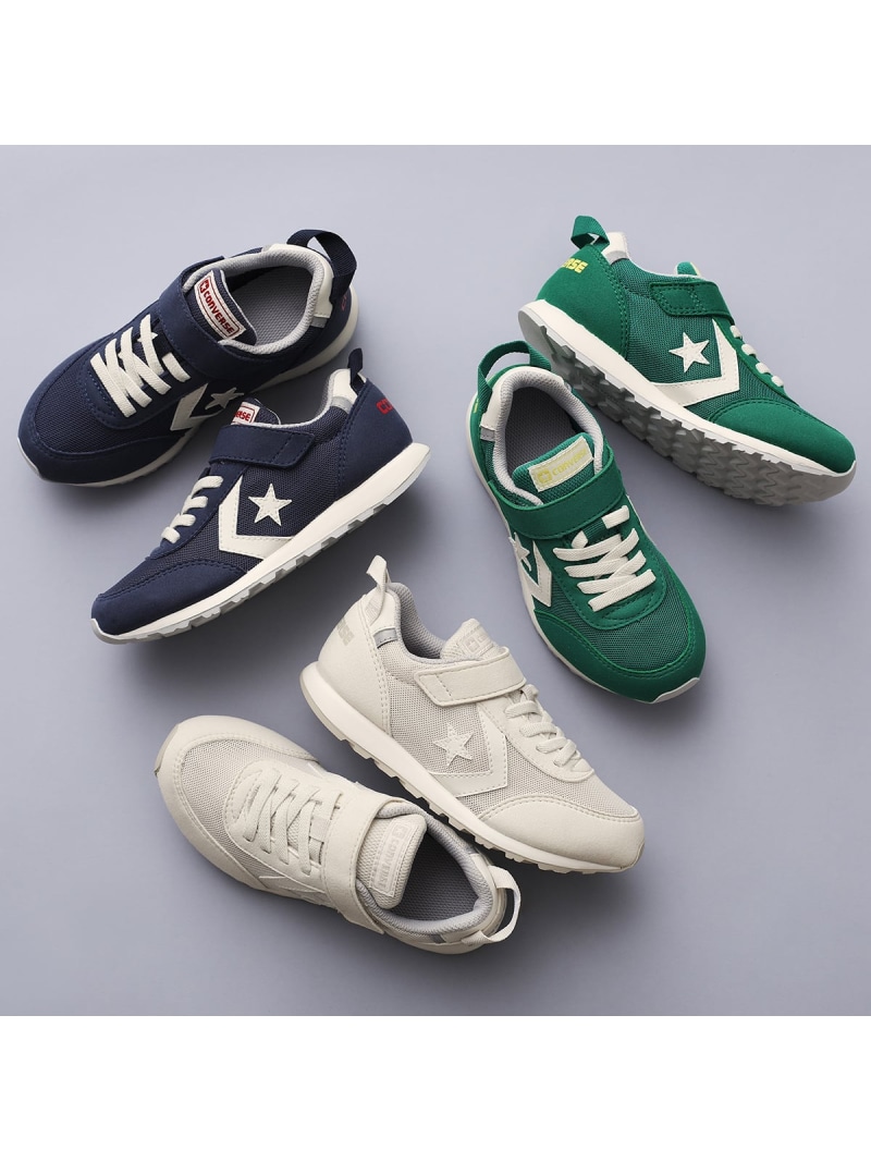 CONVERSE 【公式】キッズ RS コンバース シューズ・靴 スニーカー ホワイト グリーン レッド【送料無料】