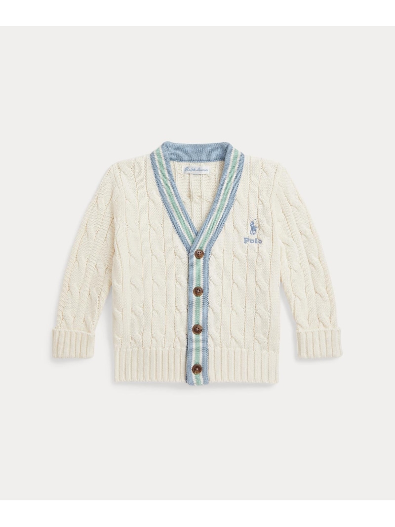 POLO RALPH LAUREN (もの言う花)綿織物 クリケット ジレー ラルフローレン マタニティウェア・ベビー設備 余分の物のもの言う花グッズ ベージュ【貨物輸送無料】