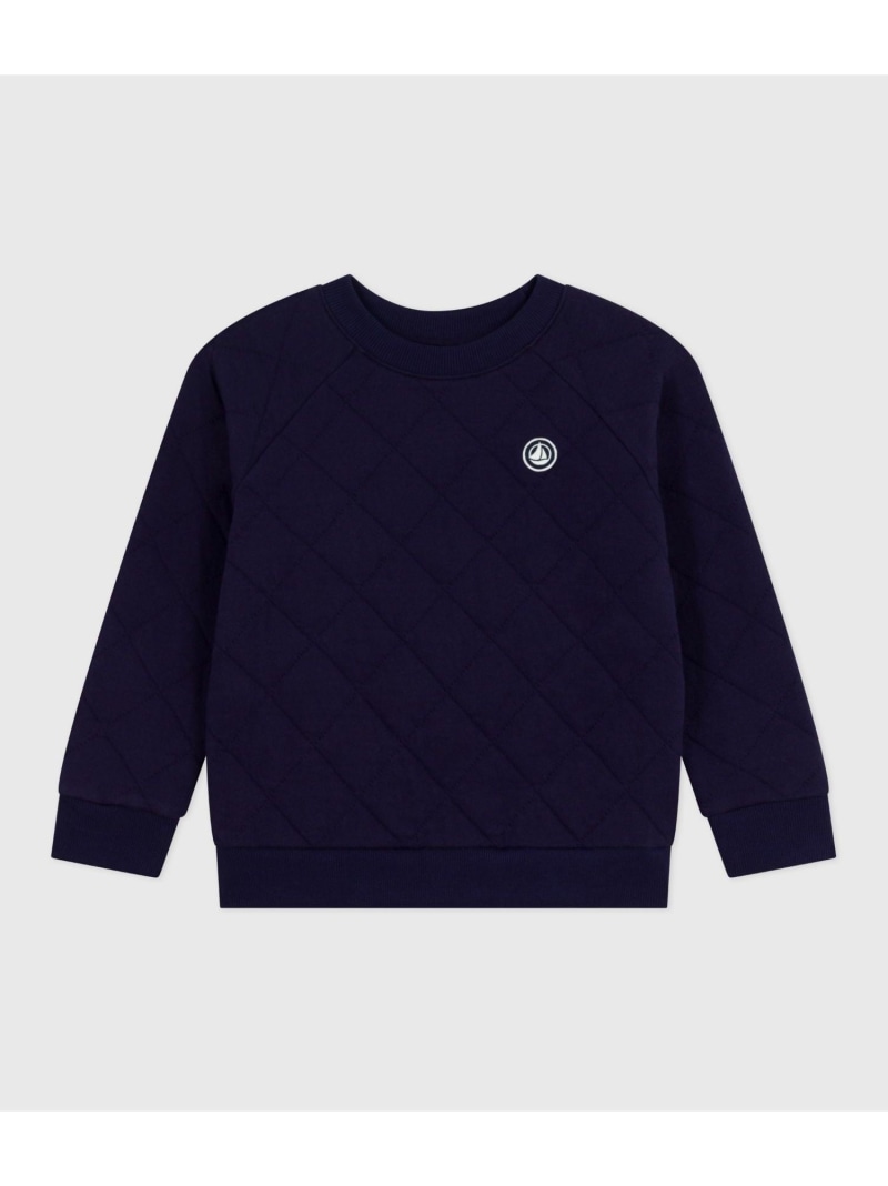 【SALE／10%OFF】PETIT BATEAU スウェットプルオーバー プチバトー トップス スウェット・トレーナー ブルー【RBA_E】【送料無料】