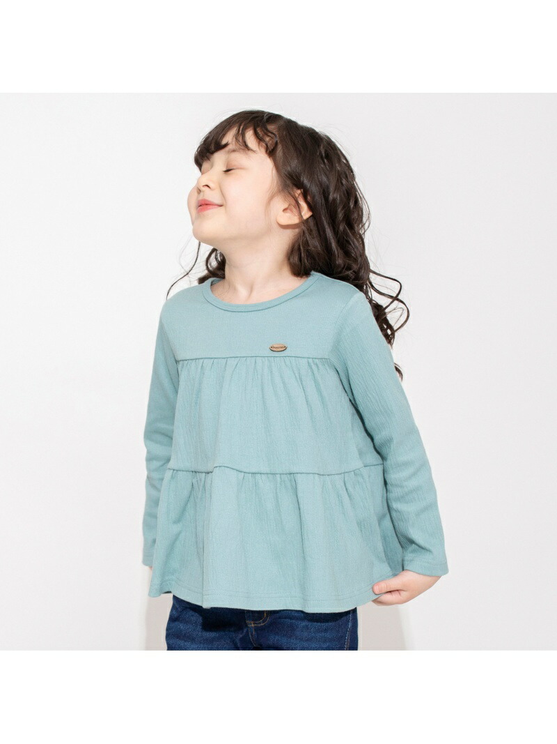 branshes ティアード長袖Tシャツ ブランシェス branshes ティアード長袖Tシャツ ブランシェス