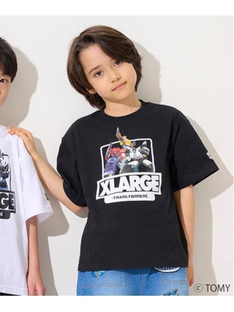 【SALE／50%OFF】XLARGE KIDS 【トランスフォーマー】オートボットOGゴリラ半袖Tシャツ ナルミヤオンライン トップス カットソー・Tシャツ ホワイト【RBA_E】画像