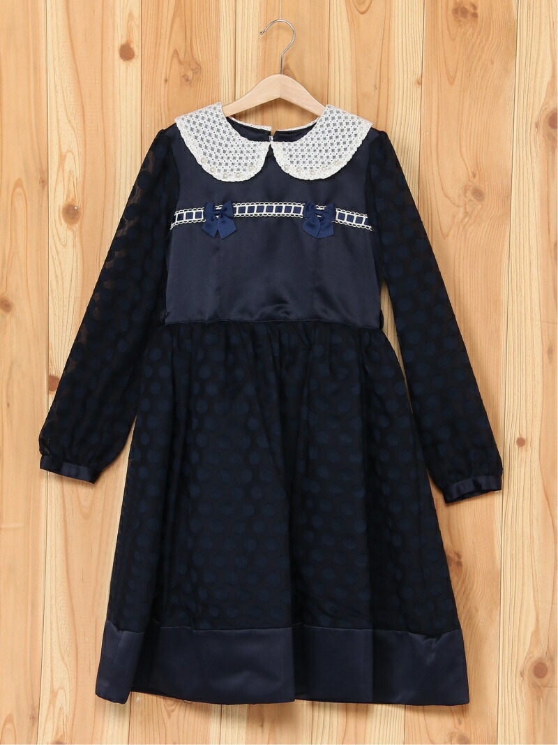 お歳暮 Sale Shirleytemple 水玉jqドレス シャーリーテンプル ワンピース キッズワンピース ネイビー Rba E Rakuten Fashion Kids 早割クーポン Aicapitalmarketsummit Com