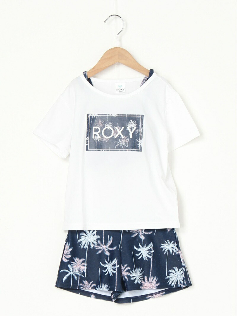 在庫一掃 Roxy K Mini Palm Shadow ロキシー ファッショングッズ キッズ用品 ネイビー ホワイト 送料無料 史上最も激安 Blog Jotajota Net Br