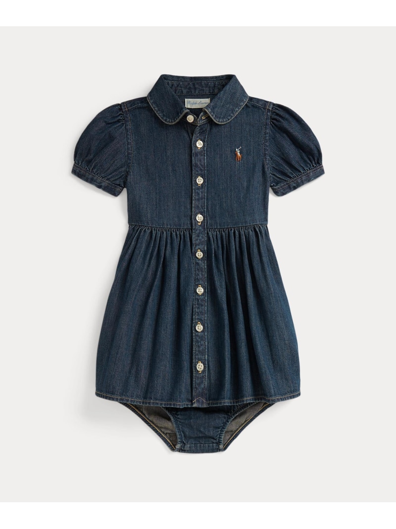 POLO RALPH LAUREN (もの言う花)綿織物 ジーンズ ティーシャツお召しもの \u0026 ブルーマース ラルフローレン マタニティウェア・ベビー機材 ロンパース・押しかぶせる櫂 薄墨色【貨物輸送無料】 ベビーファッション-カバーオール・ロンパース