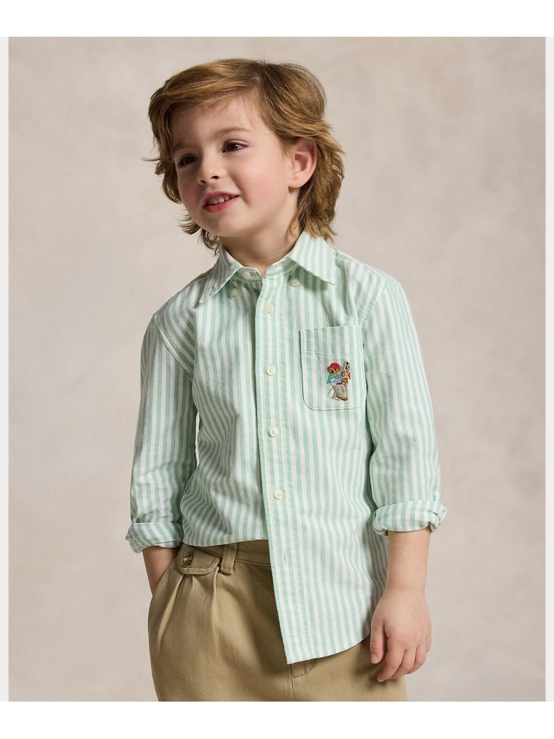 POLO RALPH LAUREN (ボーイズ 2才~7才)Polo ベア コットン オックスフォード シャツ ラルフローレン トップス シャツ・ブラウス【送料無料】