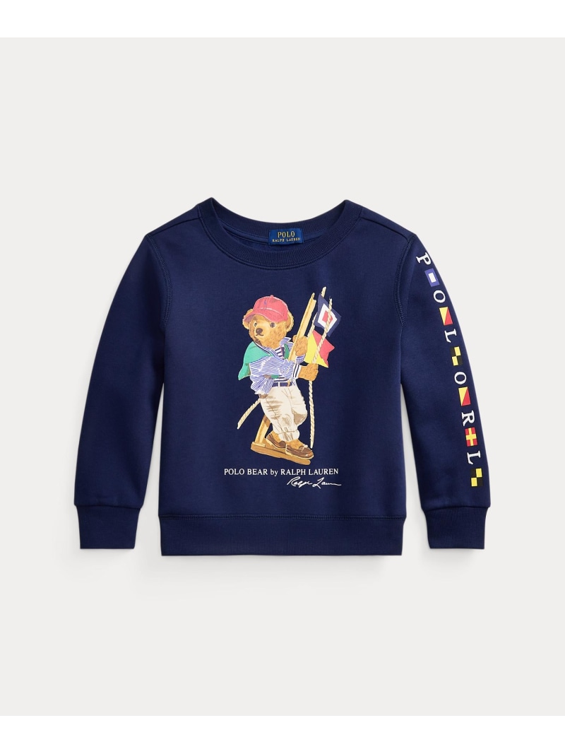 POLO RALPH LAUREN (ボーイズ 2才~7才)Polo ベア フリース トレーナー ラルフローレン トップス スウェット・トレーナー 米国海軍【貨物輸送無料】