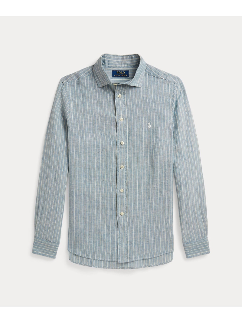 POLO RALPH LAUREN (ボーイズ 8才~20才)ストライプド リネン シャツ ラルフローレン トップス シャツ・ブラウス【送料無料】