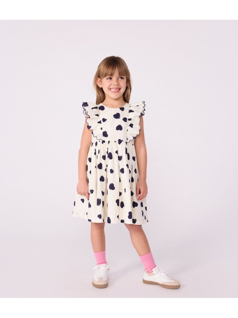 【SALE／10%OFF】PETIT BATEAU ワンピース プチバトー ワンピース・ドレス ワンピース ホワイト【RBA_E】【送料無料】